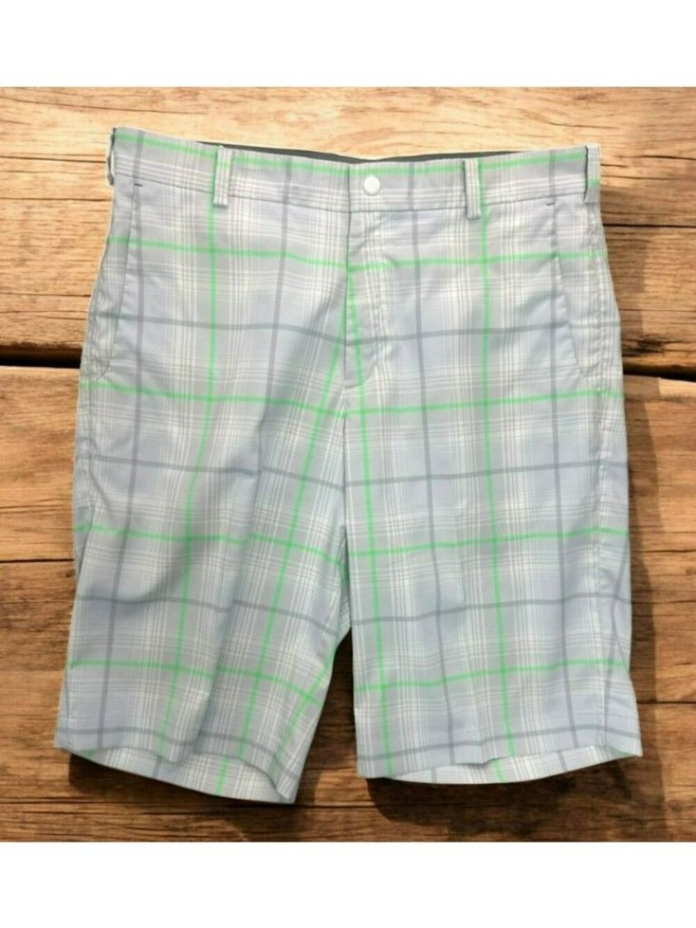 Nike Golf Tour Performance Dri-Fit Plaid Shorts Size 32